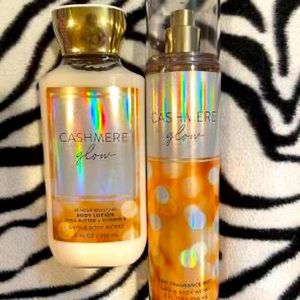 Cashmere glow lotion and spray